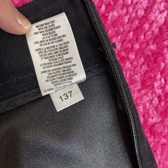 Casual Corner Annex Velvet Black Pants Size 6 - Picture 7 of 11